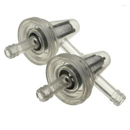 All Terrain Wheels 2x Universal Motorcycle Right Angle (90 Degree) Fuel Philtre Fits 1/4" 6mm 7mm Hose Lines White