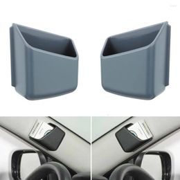Interior Accessories 2Pcs Universal Car Auto Sunglasses Organiser Eyeglasses Glasses Holder Phone Storage Boxes Holders Pocket