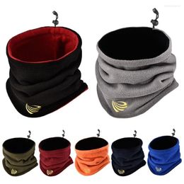 Scarves Men Women Camping Face Cover Snowboard Fleece Neck Gaiter Cold-proof Collar Ski Tube Scarf Half Mask