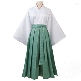 Ethnic Clothing Japanese Style Men Women Anime Cosplay Costume Kimono Pography Props Halloween Party Simple Traditional Set