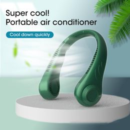 Fans Neck Fan Mini Portable Fan Turbo Fan Bladeless Fan USB Rechargeable Fan 2000mAh Battery fan Suitable For Outdoor Sports Camping