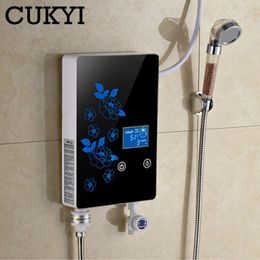 Heaters Instant Electric Water Heater Rapid Heat Type Bath Shower Intelligent Constant Temperature Water Heater Bathroom Kitchen Heating