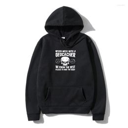 Men's Hoodies Cotton Warm Custom Printed Men Outerwear Geocaching Women