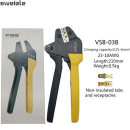 Tang Highquality Crimping Pliers VSB03B 7 Jaws Kit High Precision Terminal Crimp Selfadjusting Tools Combination