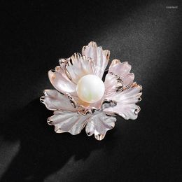 Brooches 2023 Factory Direct Chinese Style Rich Peony Flower All-match Brooch Gift Fashion Alloy Accessory Women's Corsage