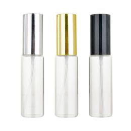 500pcs High Quality 30ml Glass Perfume Bottles Clear Spray Bottles 30 ml Empty Fragrance Packaging Bottle With Black Silver Gold Cap 1oz