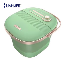 Machines HALife Folding Bubble Foot Barrels Of Household Washing Feet Fully Automatic Electric Heating Thermostat Calf Massage Foot Bath