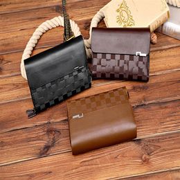 Newest men classic standard travel wallet fashion leather long purse moneybag zipper pouch coin pocket note compartment man clutch318a