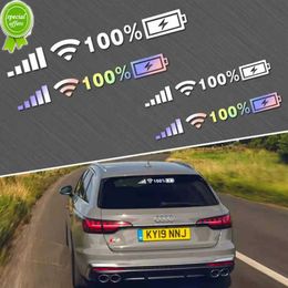 New Accessories Personalised Decoration Windshield Signal Wifi Power Mobile Phone Modification Sticker Car