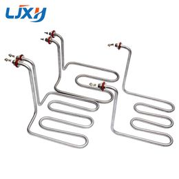 Heaters LJXH Electric Heating Element Heater Pipe 220V Power 2.5KW/3KW 201/304SUS for Electric Skillets/Electric Deep Fryers Frying Pan