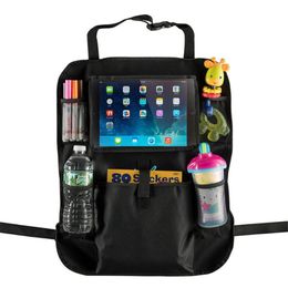 Car Organizer Backseat Hanging Bag Auto Tablet Holder Storage Phone Pouch Styling Stowing Tidying