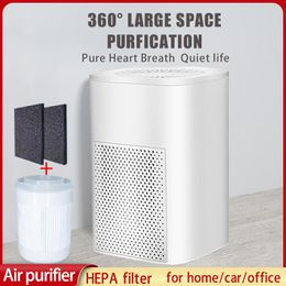 Purifiers Newest Xiaomi Youpin Air Purifier for Home HEPA Carbon Philtre Air Cleaner Remove Dust Smoke Formaldehyde Freshener with UV Light