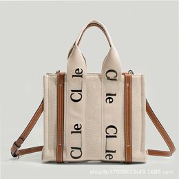 2023 New Large Capacity Canvas Bag Single Shoulder Cross-body Commuting Everything Simple Fashion Trend Bag Female