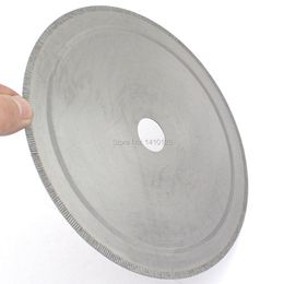 Zaagbladen 8" inch 200mm Notched Rim 1.2mm Diamond Saw Blade Rock Slab Arbour Hole 5/8" Lapidary Tools for Stone Gemstone Jewellery Repair