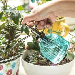 Watering Equipments Retro Glass Plant Mister Spray Bottle With Plastic Top Pump Garden Tool