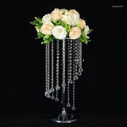 Party Decoration 50cm 12pcsWedding Flower Stand Wedding Aisle Crystal Pillars Centerpiece For Table Decoration1376