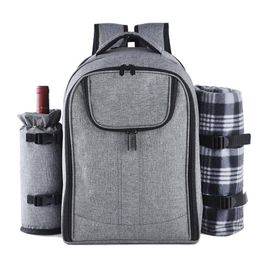 Thermal Bag Picnic Bag Insulated Cooling Backpack Picnic Camping Rucksack Ice Cooler Bags270g