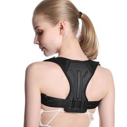 OOTDTY Adjustable Posture Correction Men Women Back Shoulder Straight Support Brace Belt Comfortable Soft Strip Corrector276R
