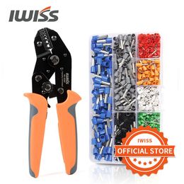 Tang IWISS SN06WF 2410AWG Ferrule Crimper Pliers Set Wire Crimping Tool Kit Terminals Connector Sleeves Electricians Repair