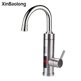 Heaters Instant Water Heater Faucet Tankless Heaters Kitchen Hot Water Tap Bathroom Heating Electric 220v Stainless Steel Shell