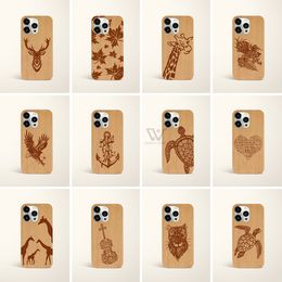 Cheap Price Luxury Quality Wooden Cell Phone Cases Accessories For iPhone 11 12 13 14 Pro Max Plus Wood Ultra Slim TPU Phonecase Mobile Phone Covers for Girlfriend Gift