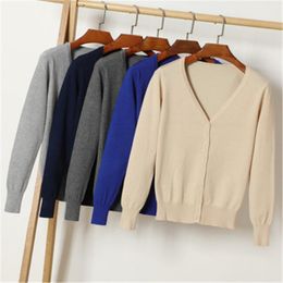 Women's Knits & Tees 6XL Plus Size Women Spring Autumn Sweater Casual Cardigan V Neck Warm Loose Knit Sweaters Outwear Coat Female Knitted T