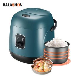 Pots 1.2L Mini Electric Rice Cooker Multifunctional Cooker NonStick Pan Household Porridge Cooking Soup Stewing Machine Electric Pot