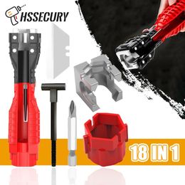 Moersleutel 18 In 1 Foldable Water Pipe Wrench Double End Basin Bottom Pliers Sleeve Bathroom Multifunctional Faucet and Maintenance Tools