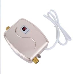 Heaters home appliance Electric Water Heater Instantaneous Tankless Water Heater Kitchen Bathroom Shower Flow Water Heated 110V/220V