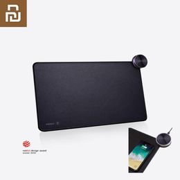 Rests Youpin MIIIW RGB Gaming Mouse Pad Mousepad Wireless Charging Gamer Desk Mat Computer Table Accessories Nonslip Mat Mauspad