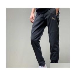 Men'S Pants Winter Warm Mens Windproof Waterproof Cotton Trousers Designer Soft Shell Women Outdoor Oversize Sweat Drop Delivery App Otatu