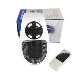 Heaters Portable Electric Heater Plug in Wall Heater Room Heating Stove Mini Household Radiator Remote Warmer Machine For Winter 500W