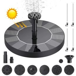 Garden Decorations Solar Fountain Energy-saving Outdoor Water Pond Floating Tank