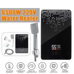 Heaters 220V 6500W Electric Water Heater Multipurpose Household HotWater Heater Instant Tankless Bathroom Shower Water Heater