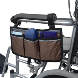 Storage Bags Wallets Scooters Accessories Armrest Pouch Wheelchair Side Bag Home With Reflective Strip Night Security Zipper Hanging