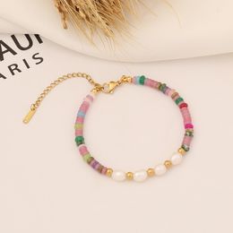 Gioielli fatti a mano di lusso dei braccialetti dei braccialetti dei fili della pietra naturale della perla per il regalo