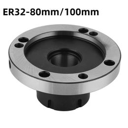 Contactdozen ER32 Collet Chuck 80/100mm Diameter Collet Chuck for CNC Milling Lathe Tool 0.005 Accuracy Milling Table Fixture