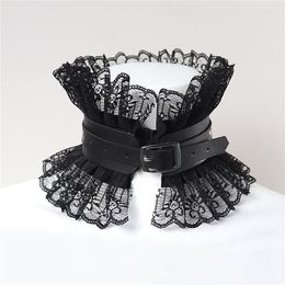 Choker Necklace Gothic Lace Lolita Cold Exaggerated Princess Collar Cosplay Costume 2023