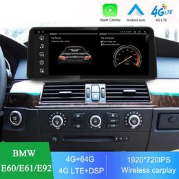 12.3''Android 10 Car Multimedia Player GPS Navigation For BMW 5 Series E60 E61 E92 CCC CIC Radio WIFI Carplay Screen