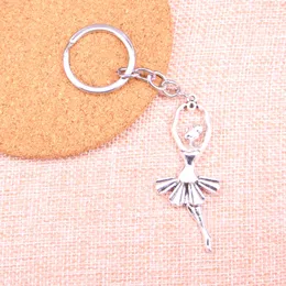 Keychain ballet dancer ballerina Pendants DIY Men Jewellery Car Key Chain Ring Holder Souvenir For Gift