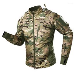 Men's Jackets Outdoors Mens Waterproof Military Tactical Jacket Men Warm Windbreaker Bomber Camouflage Hooded Coat Army Chaqueta Hombre