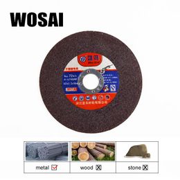 Zaagbladen WOSAI 25pcs 107mm Grinding Wheel Fibre Metal Cut Off Wheel Cutting Disc for Angle Grinder Resin Disc Slice Grinding Blade Cutter