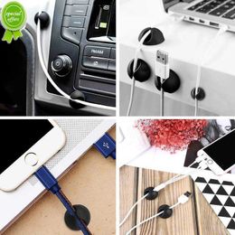 New Car USB Cable Organiser Silicone USB Cable Winder Flexible Cable Management Clips For Mouse Earphone Hold accsesories wholesale