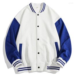 Men's Jackets Hip Hop Youth Mens Varsity Jacket Men High Quality Street Solid Color Coats Women Spring Autumn Thin Fashion College 2XL