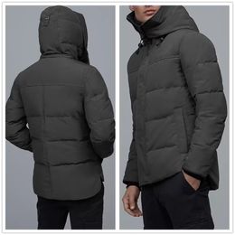 Tasarımcı Erkek Ceketler Kış Ceket Kadınları Parkas Man Palto Moda Aşağı Ceket Puffer Rüzgar Dergilek Kalın Sıcak Katlar Tops Kanadalı Kaz Dış Geri Parka