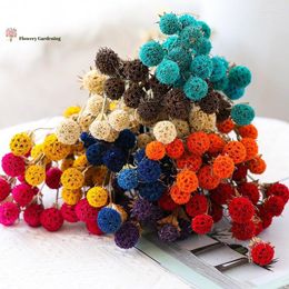 Decorative Flowers 10Pcs Passepartout Natural Dried For Nordic Wedding Decoration Boho Home Decor Colour Artificial Accessories