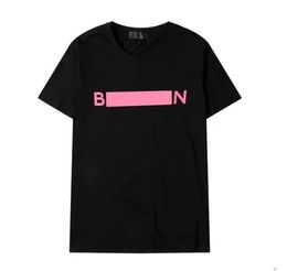 Men's Fashion Designer T-shirt Quality Short Sleeve Fashion Men's and Women's Short T-shirt Couple Model Cotton Luxury Men's Clothing