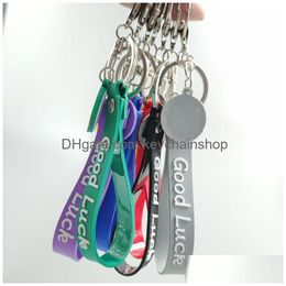 Keychains Lanyards Basketball Pvc Straps Sports Key Chain Car Bag Pendants Gift Random Colours Drop Delivery Fashion Accessories Dh2Nm