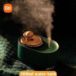 Appliances Xiaomi 300ML Rotating Planet Wireless Air Humidifier USB 1200mAh Rechargeable Ultrasonic Mist Maker Aroma Diffuser with LED Lamp