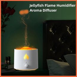 Humidifiers Air Humidifier Fragrance Diffuser Desktop Aromatherapy Humidifiers Diffusers Humididicator Smoke Ring Spray Flame Humidifier